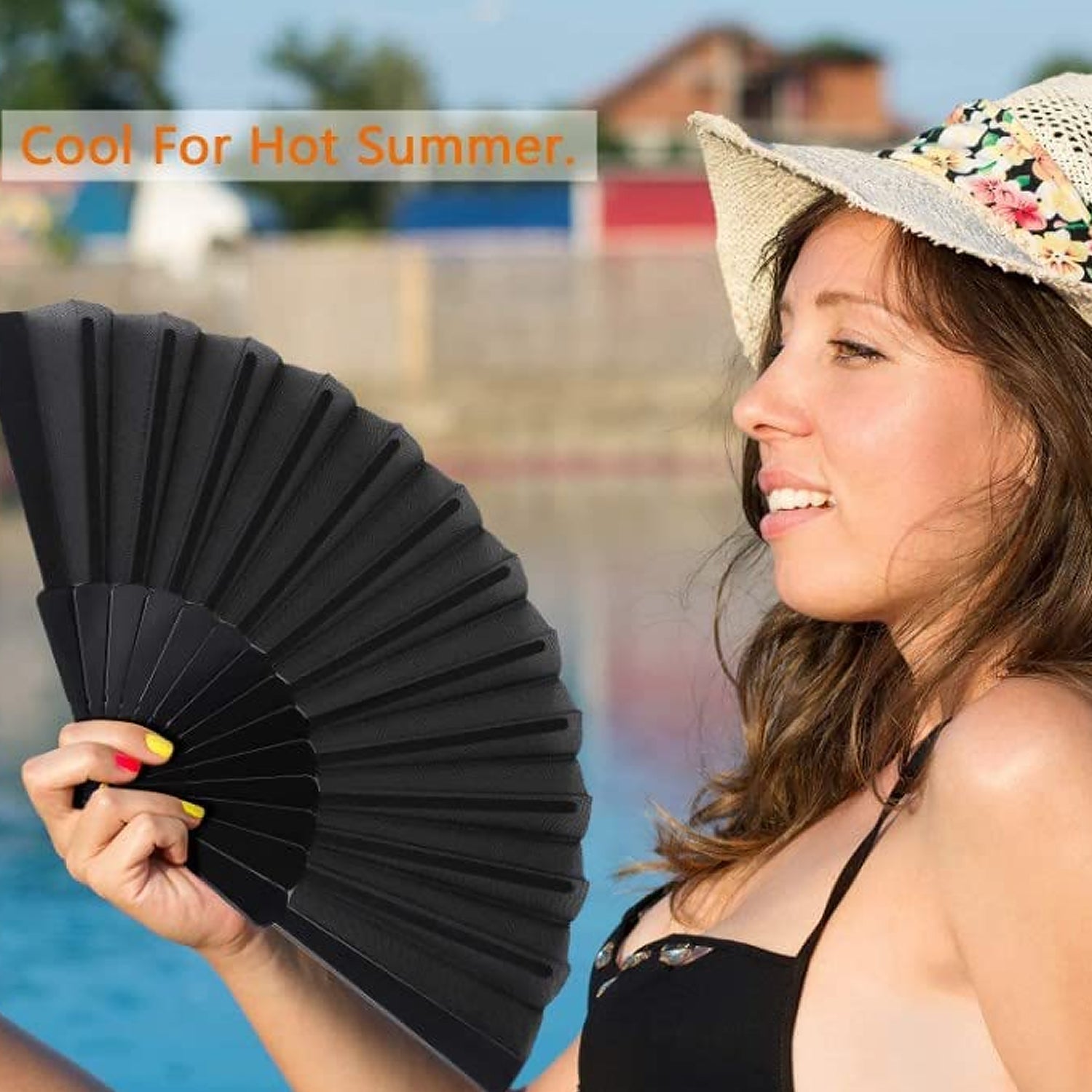 Folding Handheld Pretty Hand Fan Wedding Party Accessory Pocket Sized Fan For Wedding Gift, Party Favors, DIY Decoration, Summer Holidays (1 Pc) Folding Handheld Pretty Hand Fan Wedding Party Accessory Pocket Sized Fan For Wedding Gift, Party Favors, DIY Decoration, Summer Holidays (1 Pc)
